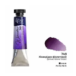 Akvarelové barvy Rosa 10 ml 749 quinacridone violet